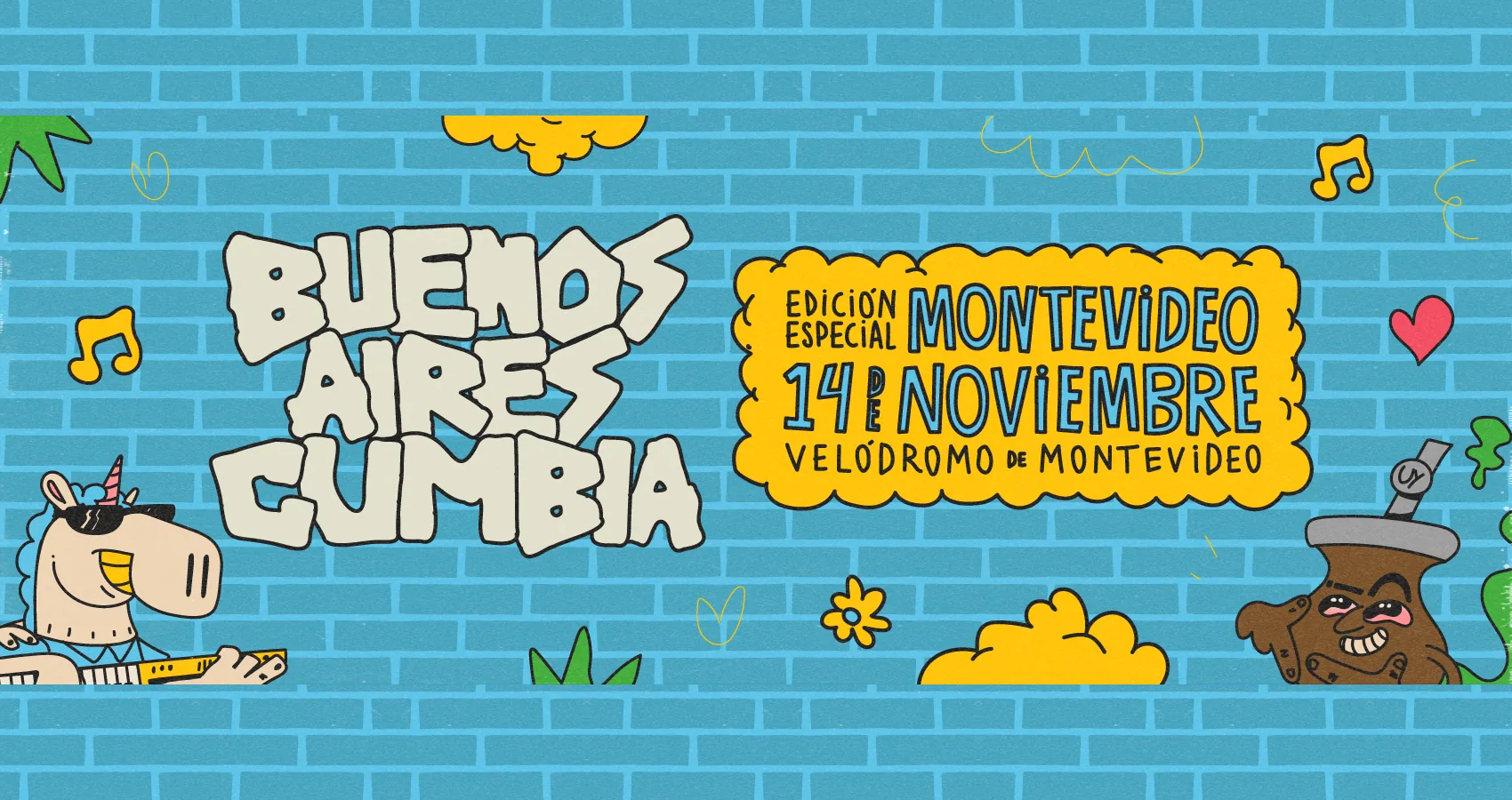 Buenos Aires Cumbia — Edición Especial Montevideo, 14 de noviembre, Velódromo de Montevideo